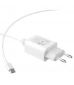 Chargeur RoHS (iphone et android) 2.4A Blanc