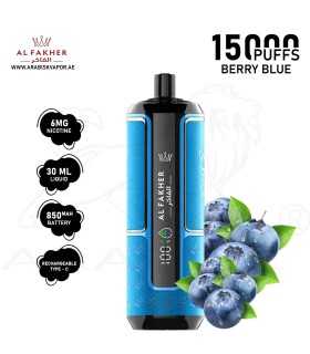 AL FAKHER CROWN BAR  15000 PUFFS - BERRY BLUE